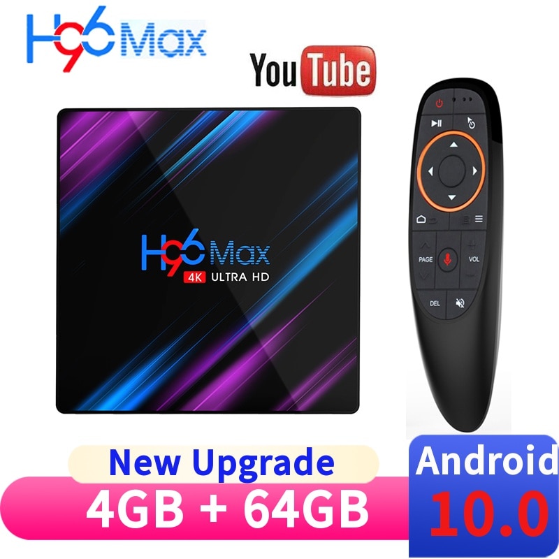 2022 H96 MAX RK3318 Ʈ TV ڽ ȵ̵ 10.0 4GB..